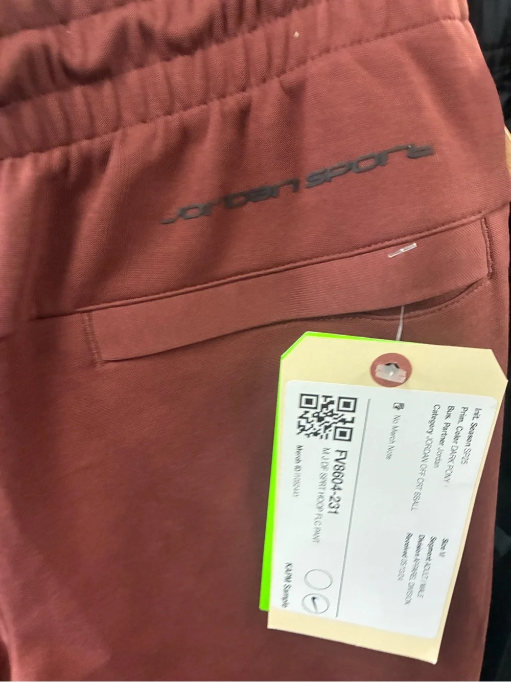 Jordan Sport Dri-FIT Jogger Pants Men's Dark Pony FV8604 231 Training Sample New